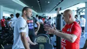 منتخب مصر يواصل تدريباته في الجيم استعداداً لودية روسيا