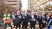 وزير التعليم العالي يتفقد نسب تنفيذ الحرم الجديد للجامعة الأهلية الفرنسية