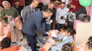 محافظ المنوفية يوزع العيدية والهدايا على الأطفال الأيتام في عيد الأضحى