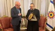 الخورأسقف بولس ساتي يستقبل السفير السويدي في مصر الجديدة