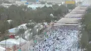 نفرة الحجاج إلى مزدلفة عبر أطول ممر مشاة في العالم