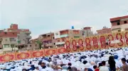 الآلاف يؤدون صلاة عيد الأضحى في ساحات مراكز الشباب والأندية بكفر الشيخ