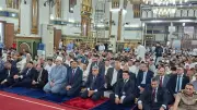محافظ الدقهلية يؤدي صلاة عيد الأضحى بمسجد النصر في المنصورة