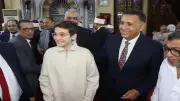 محافظ القليوبية يؤدي صلاة عيد الأضحى بمسجد ناصر في بنها