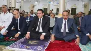 محافظ سوهاج ومدير الأمن يؤديان صلاة عيد الأضحى بمسجد الشرطة