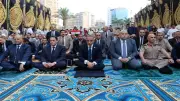 محافظ الجيزة يهنئ المواطنين بعيد الأضحى بعد صلاة بمصطفى محمود