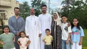 الونش وأفشة يحتفلان بعيد الأضحى بالجلباب البلدي في مسقط رأسيهما