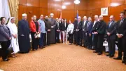 محافظ البحيرة تستقبل وفود المهنئين بعيد الأضحى في أجواء وطنية