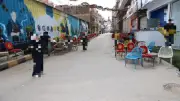 محافظ المنوفية يغلق ويشمع محلين تجاريين لتعديهما على حرم الطريق