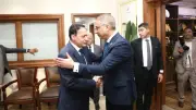 محافظ الجيزة يستقبل مساعد وزير الداخلية للتهنئة بعيد الأضحى