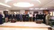 محافظ الجيزة يستقبل وفود الكنائس لتهنئته بعيد الأضحى المبارك