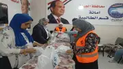 مساعدات غذائية وزيارات لقيادات مستقبل وطن في ثاني أيام العيد