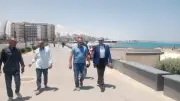 جولة ميدانية لمتابعة الخدمات الصحية والشاطئية بمطروح في عيد الأضحى