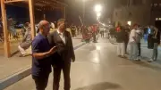 نائب محافظ الدقهلية يتفقد ممشى النيل الجديد ليلا لمتابعة احتفالات العيد