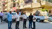 حملة مكبرة لرفع الإشغالات وإعادة الانضباط بشوارع ميت غمر في ثالث أيام العيد