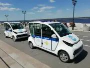 أول سيارة شرطة كهربائية في روسيا تدخل الخدمة