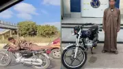 ضبط قائد دراجة نارية لقيامه بحركات استعراضية خطيرة بالقليوبية