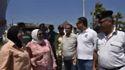 نائب محافظ بورسعيد يتفقد الكورنيش ويحذر المخالفين بشدة