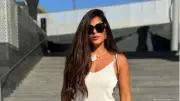 زوجة ماجد المصري تخطف الأنظار بفستان أبيض لافت في أحدث ظهور