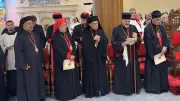 البطريرك الأنبا إبراهيم إسحق يشارك في تنصيب بطريرك الكنيسة الكلدانية ببغداد