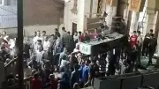 جنازة مهيبة للطالب يوسف ضحية حمام السباحة في المنوفية