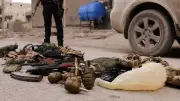 مقتل عنصر من داعش أثناء محاولته تفجير نفسه قرب مقر عسكري بريف حلب الشمالي