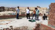 إزالة فورية لمخالفات بناء بالدور الخامس في حي شمال الغردقة