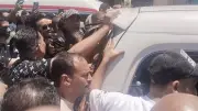 تشييع جثمان والد حمو بيكا في الإسكندرية بحضور نجوم المهرجانات