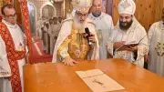 الأنبا مقار يدشن كنيسة السيدة العذراء ببلبيس إحدى نقاط العائلة المقدسة