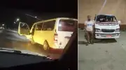 ضبط سائق ميكروباص بالسويس بعد تداول فيديو قيادة متهورة