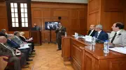 رئيس الشيوخ ومحافظ بني سويف يناقشان ضم محطات MBR لشركة المياه
