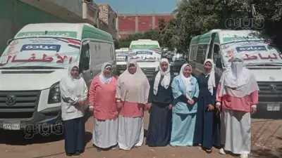 قافلة صحة بني سويف تقدم خدمات مجانية لـ1005 مواطنين بقرية زكي فاضل