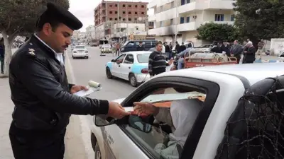 ضبط 114 ألف مخالفة مرورية و57 حالة تعاطي مخدرات في حملات على الطرق المصرية