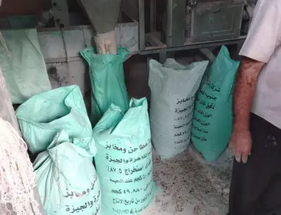 ضبط 14 طن دقيق مدعم بالمخابز خلال 24 ساعة في حملة تموينية