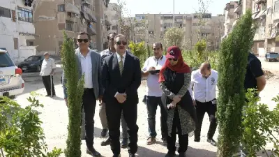 محافظ بورسعيد يتفقد تطوير 168 عمارة بمنطقة عمر بن الخطاب بتكلفة 270 مليون جنيه