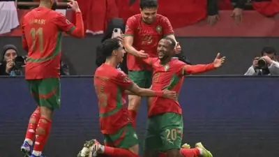 المغرب يتقدم على مدغشقر 2-0 في الشوط الأول استعداداً لكأس العالم