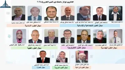 جامعة عين شمس تعتمد جوائز 2025 وتعلن أسماء الفائزين في 8 مجالات