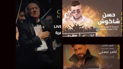 حفلات يونيو 2026: تامر حسني وعمر خيرت يضيئان سماء الطرب