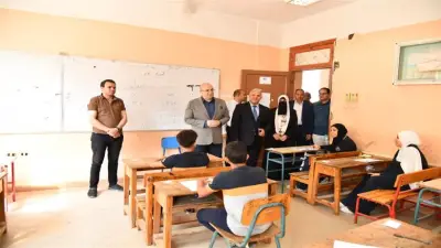 نموذج إجابة امتحان الجبر للصف الثالث الإعدادي 2026 في الفيوم