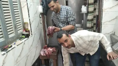 ضبط 250 كجم لحوم ودواجن فاسدة في مخزن يمد مطعماً شهيراً بمنفلوط