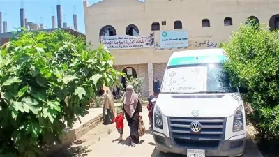 2640 خدمة طبية مجانية لأهالي ميت غمر في قافلة بالدقهلية