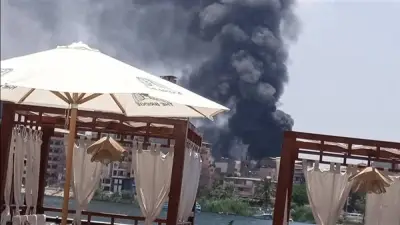 إخماد حريق ضخم في مخزن إسفنج بدمياط وإصابة 3 أشخاص