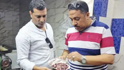 ضبط 330 كيلو لحوم ودواجن فاسدة داخل مطاعم شهيرة بأسيوط