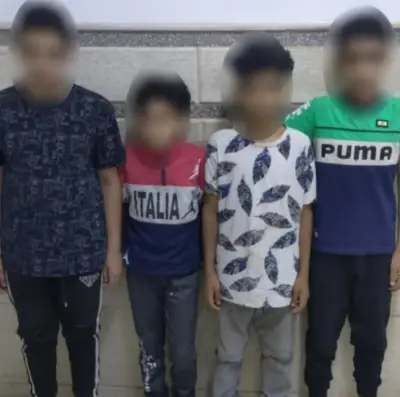 ضبط 4 أطفال ألقوا أكياس مياه على أحد القطارات في مصر