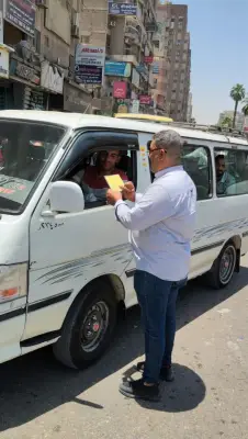 الجبسية: ضبط 401 مخالفة سرفيس وفض موقف عشوائي بالإسكندرية
