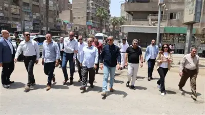 محافظ الجيزة: توسعة شارع كفر طهرمس 5 أمتار لتخفيف التكدسات المرورية