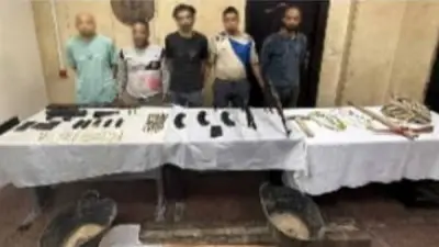 إحباط محاولة تنقيب عن الآثار في الجمالية وضبط 5 متهمين