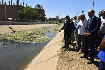 مصرع 9 أشخاص في حادث سقوط تروسيكل بترعة بأسيوط