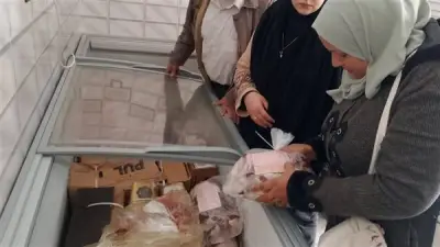 ضبط 90 كجم لحوم مجهولة المصدر وإعدام منتجات دواجن فاسدة بالسويس