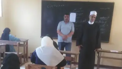 رئيس منطقة الأزهر بالدقهلية يتفقد سير امتحانات الثانوية الأزهرية